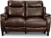 Clearance Monterey Brown Leather-Match Power Reclining Loveseat