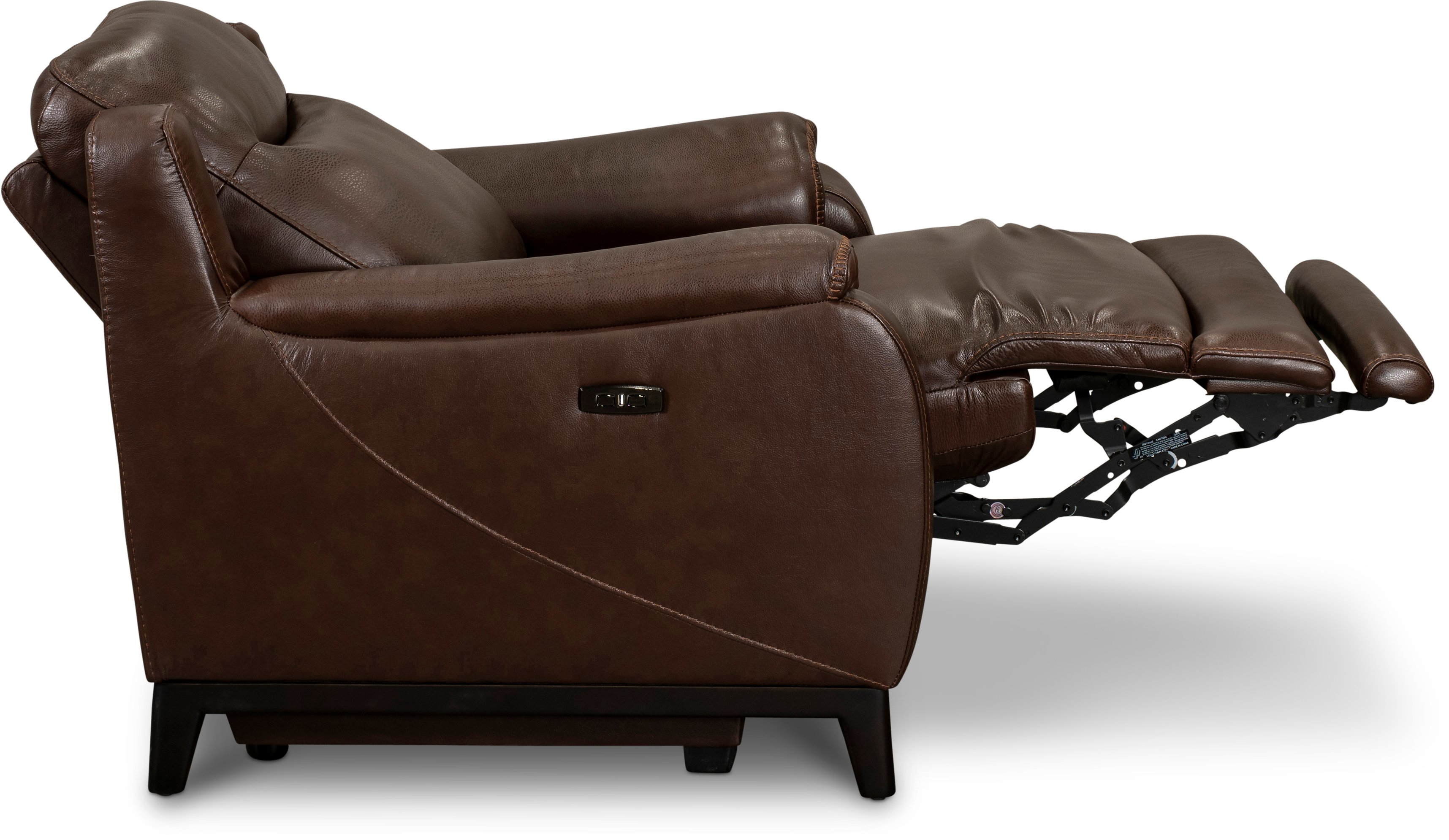 Monterey Brown Leather-Match Power Recliner-4