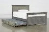 Clearance Fort Rustic Driftwood Full Panel Bed with Trundle