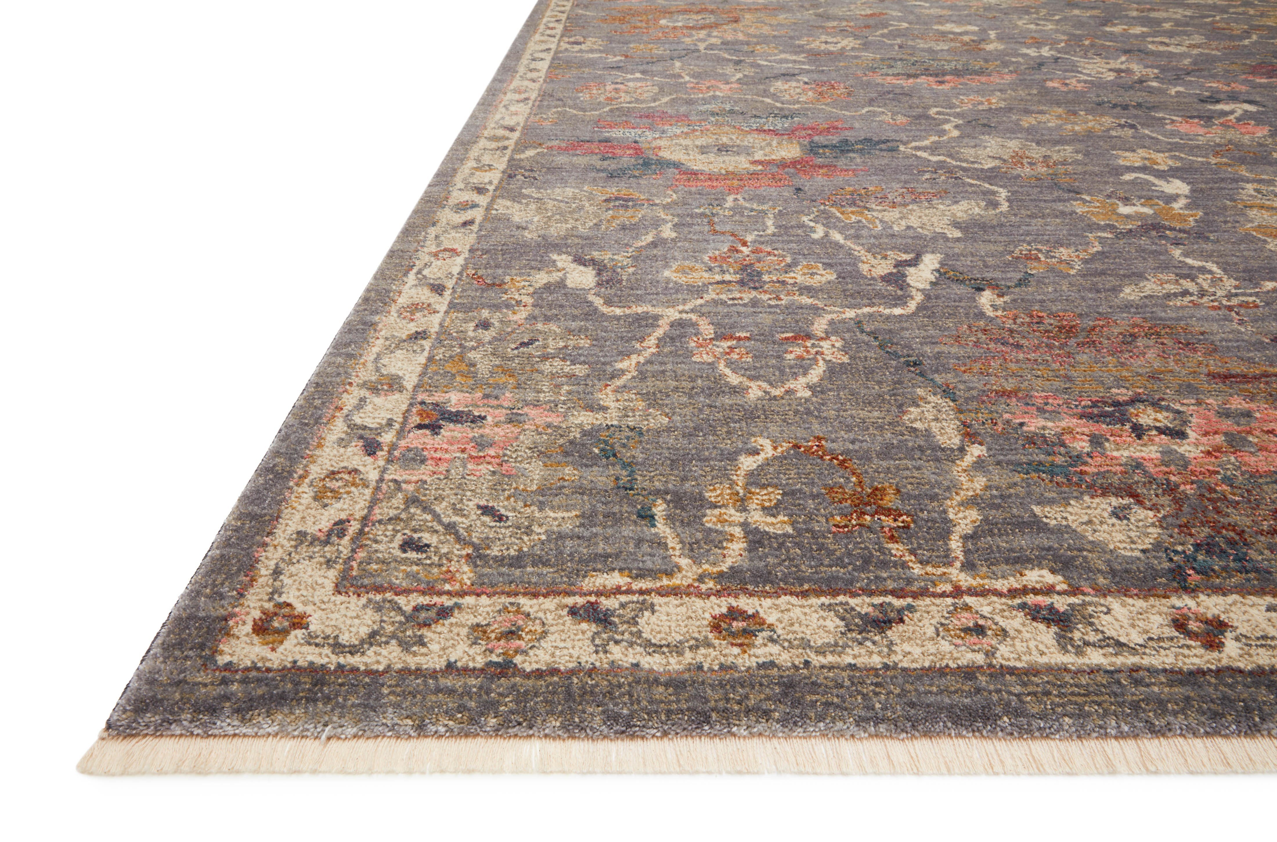 GIA-03 5 x 8 Medium Traditional Silver and Beige Area Rug - Giada-2