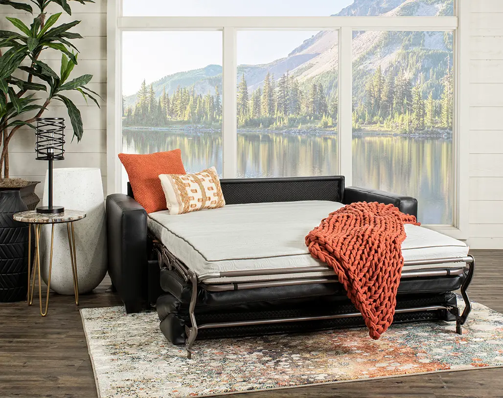 Kildonan Black Full Sofa Bed-2