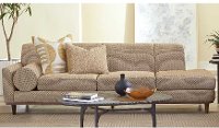 S103129LFX Modern Mocha Brown Left-arm Facing Chaise-Sofa - Austin