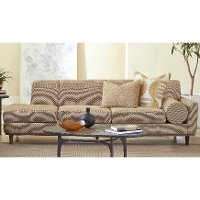 S103129RFX Austin Modern Mocha Brown Right-arm Facing Chaise-Sofa