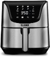 Gourmia Digital Air Fryer with 6 Qt Basket - Stainless Steel