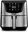 Gourmia Digital Air Fryer with 6 Qt Basket - Stainless Steel