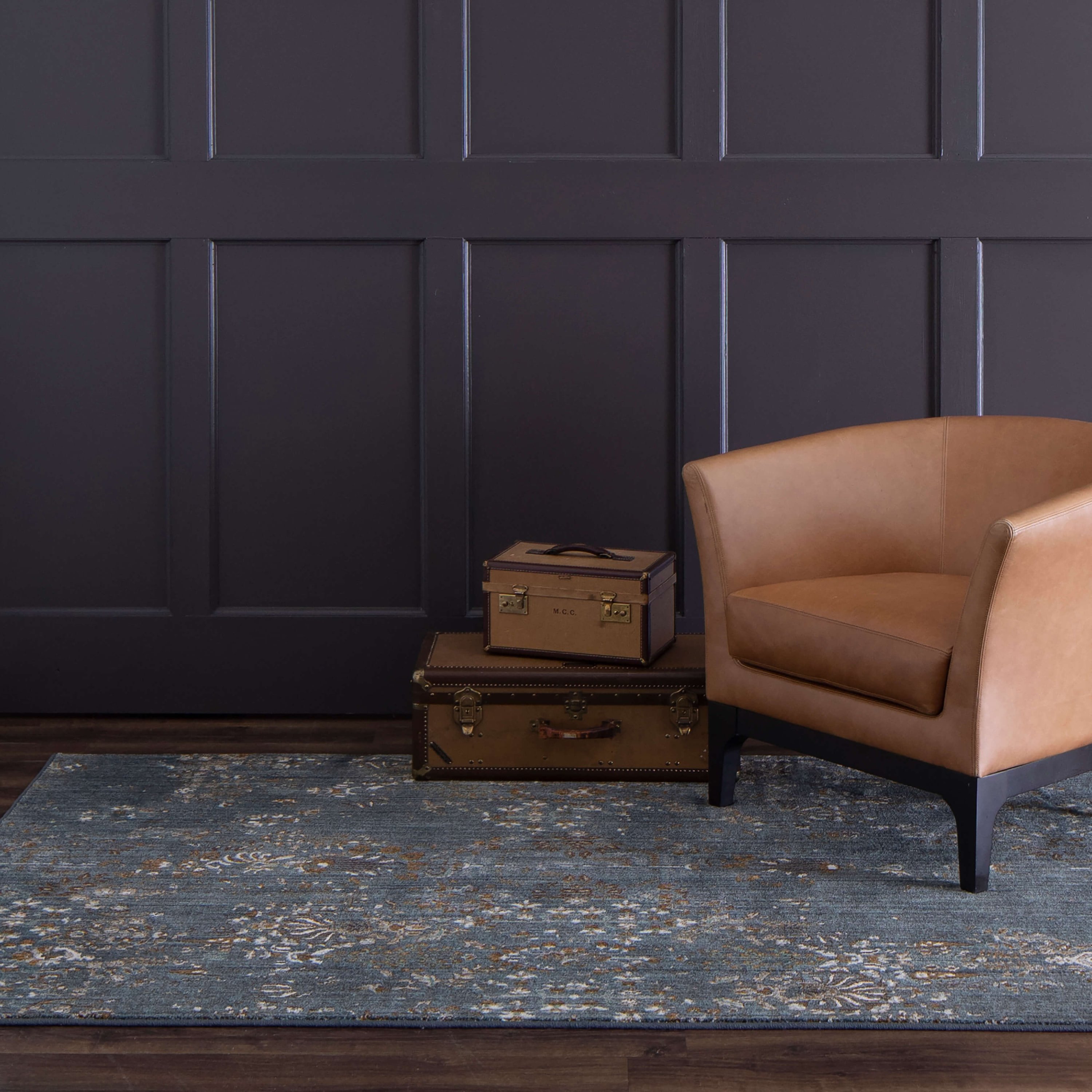 91960-50128 5 x 8 Medium Eastmont Denim Area Rug - Montreal-2