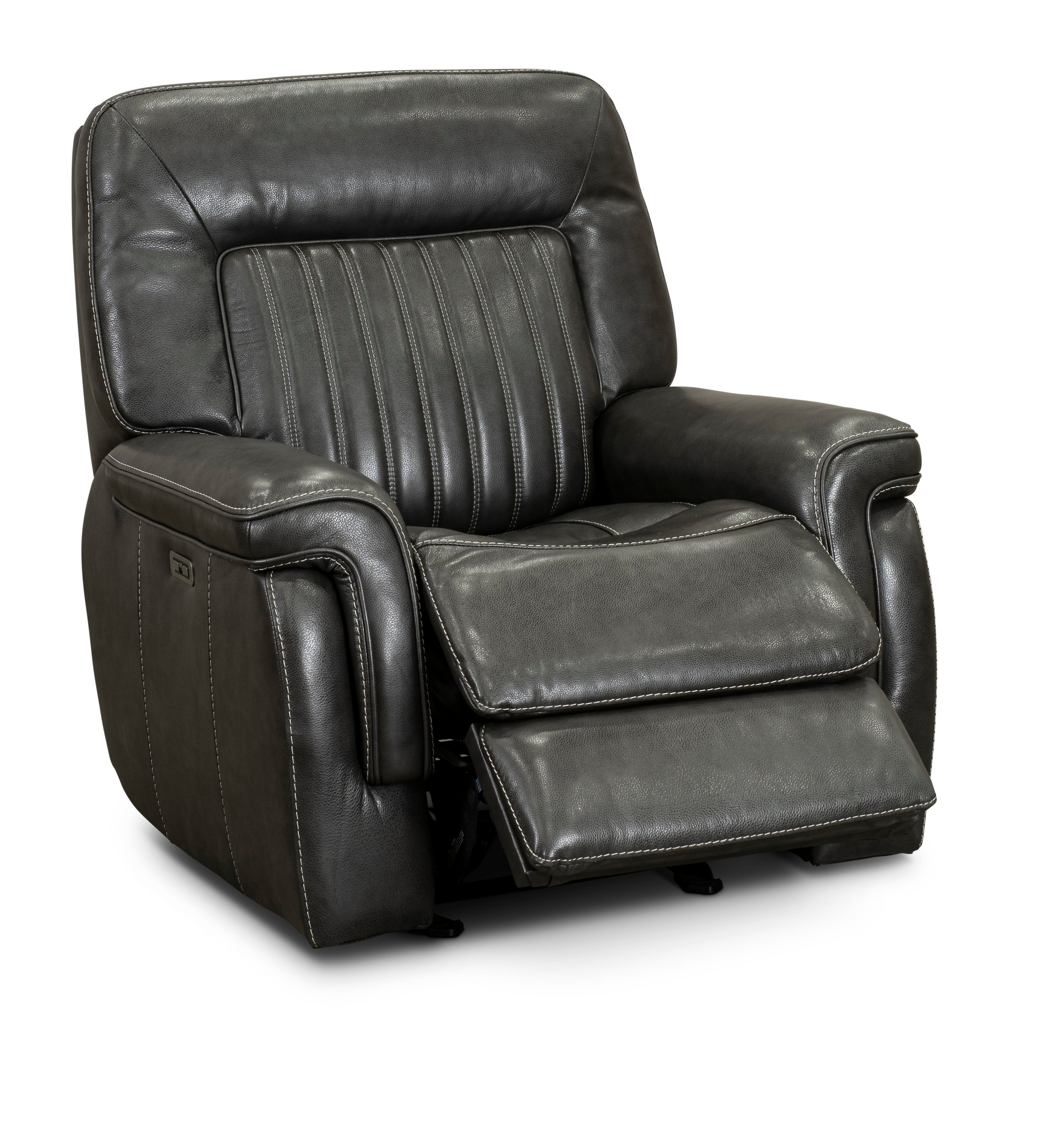 Stampede Black Power Glider Recliner-1