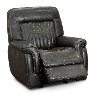 Stampede Black Power Glider Recliner