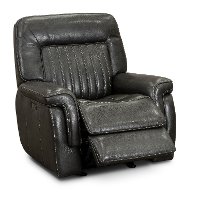 Stampede Black Power Glider Recliner
