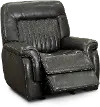Stampede Charcoal Gray Power Glider Recliner