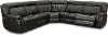 Stampede Charcoal Gray 5 Piece Power Reclining Sectional