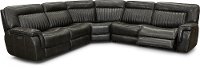 Stampede Charcoal Gray 5 Piece Power Reclining Sectional