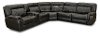 Stampede Black 6 Piece Power Reclining Sectional