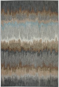 5 x 8 Medium Cashel Abyss Blue and Gray Area Rug - Euphoria