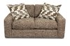 S003320XXX Contemporary Mocha Brown Loveseat - Link