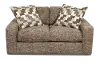S003320XXX Link Contemporary Mocha Brown Loveseat
