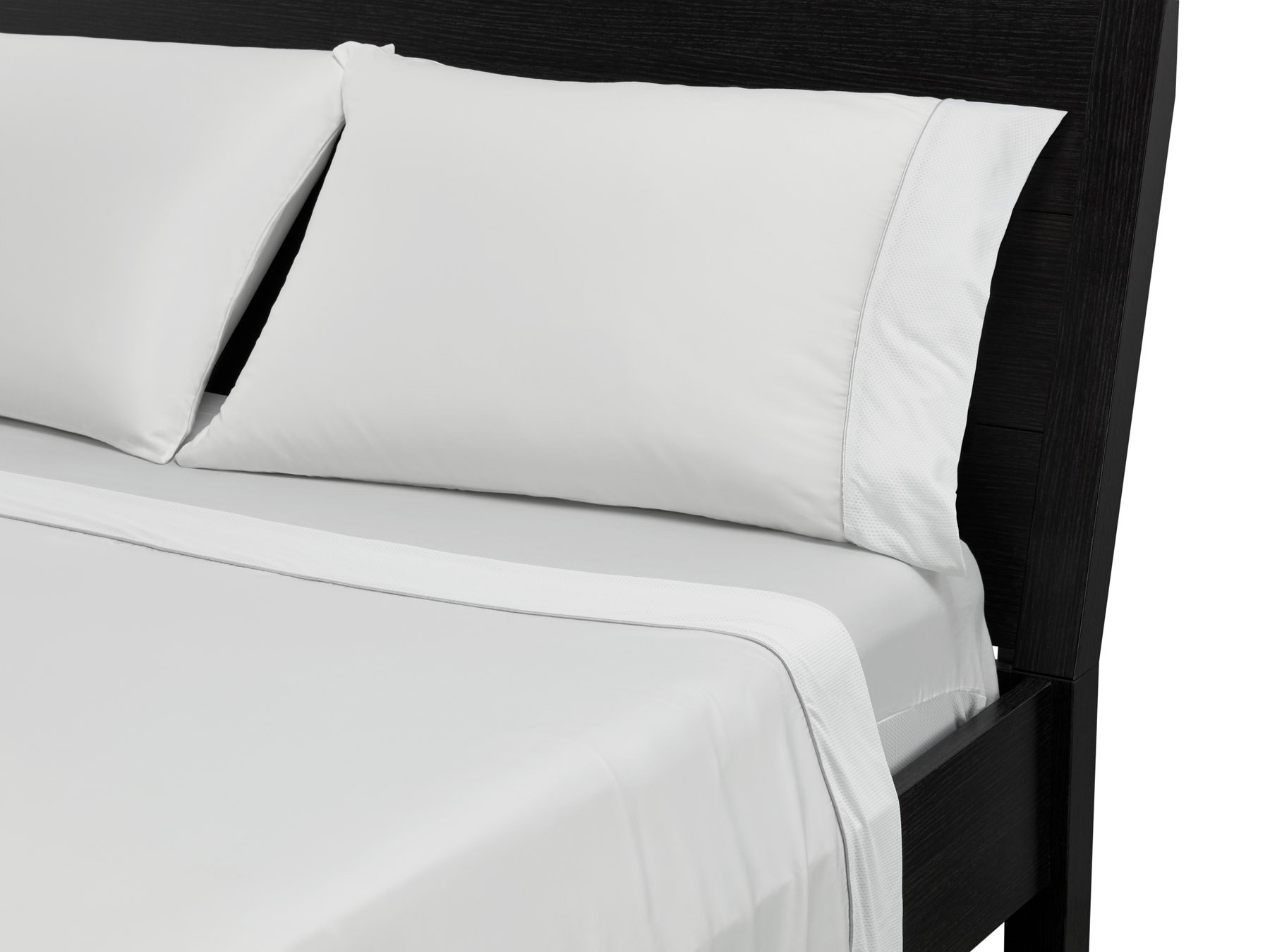 BGS11AMWFF Bedgear White Microfiber Full Bed Sheets-2