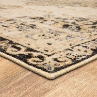 5 x 8 Medium Vesuvius Sand Medallion Area Rug - Alexandria-2