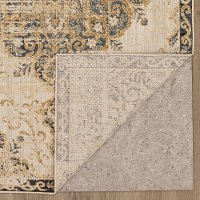 5 x 8 Medium Vesuvius Sand Medallion Area Rug - Alexandria-3