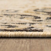 5 x 8 Medium Vesuvius Sand Medallion Area Rug - Alexandria-5