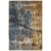 8 x 10 Large Contemporary Blue and Gold Area Rug - Venice
