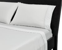 BGS11AMWFW Bedgear White Microfiber Cal-King Bed Sheets-2