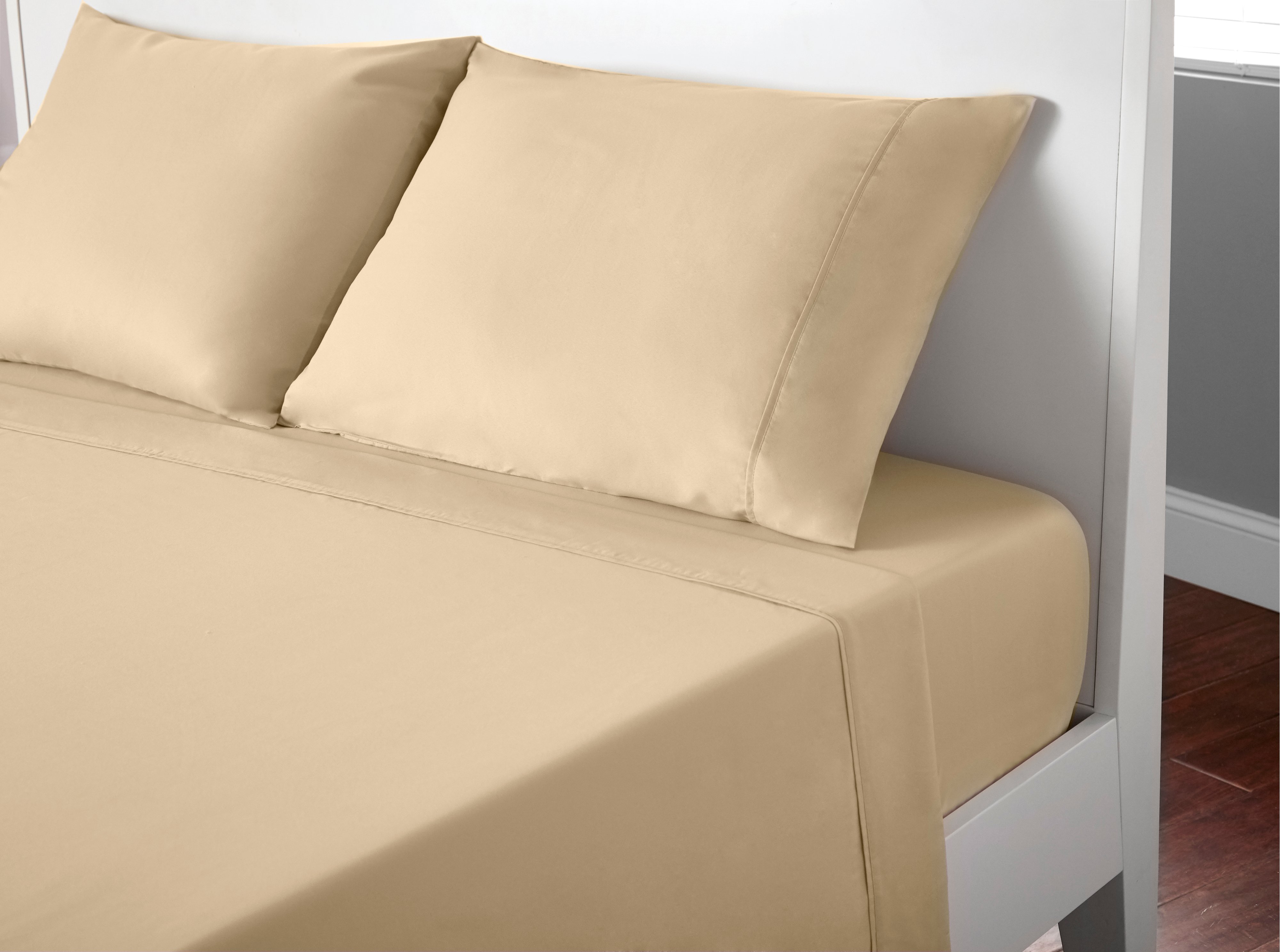 S11TBMT53 Bedgear Sand Microfiber Twin Bed Sheets-1