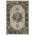 Venice 5 x 8 Beige Distressed Medallion Area Rug