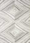 Sable 8 x 10 Gray and Cream Geometric Area Rug