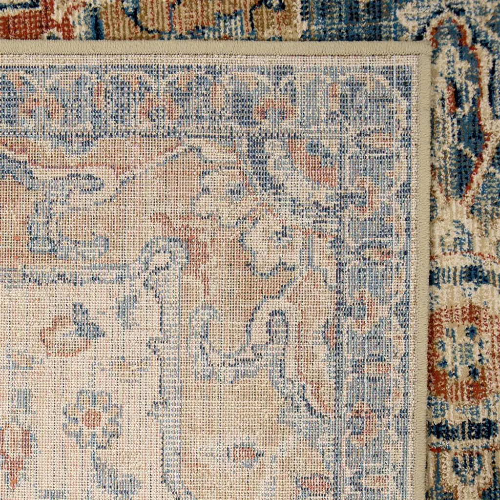 8902-8X11 8 x 10 Large King Fisher Pale Blue Area Rug - Alexandria-4