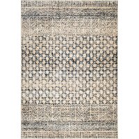8225-5X8 5 x 8 Medium Arrowhead Light Blue and Beige Area Rug - Adagio