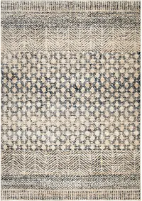 8225-5X8 5 x 8 Medium Arrowhead Light Blue and Beige Area Rug - Adagio