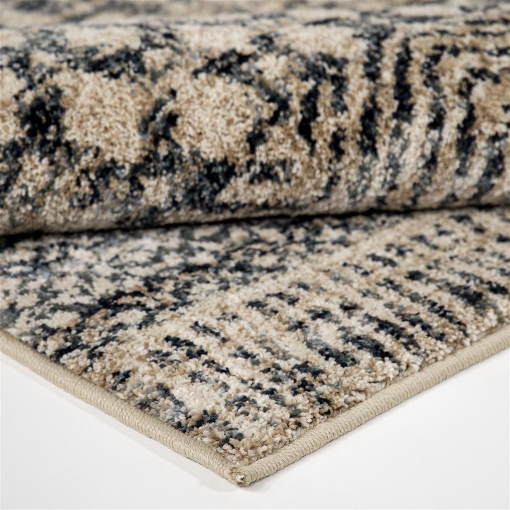 8225-5X8 5 x 8 Medium Arrowhead Light Blue and Beige Area Rug - Adagio-5
