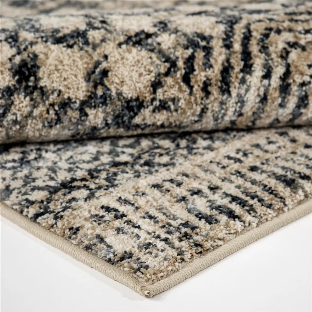 8225-5X8 5 x 8 Medium Arrowhead Light Blue and Beige Area Rug - Adagio-5
