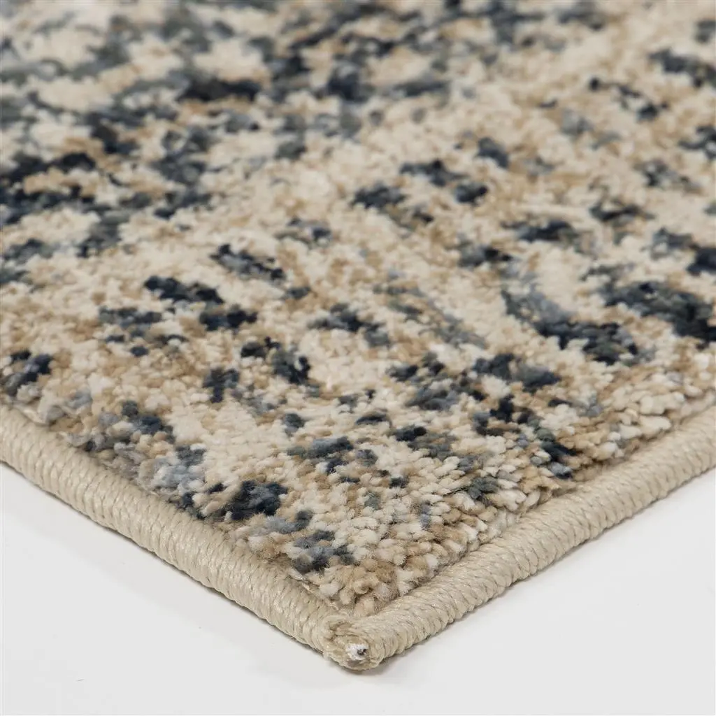 8225-5X8 5 x 8 Medium Arrowhead Light Blue and Beige Area Rug - Adagio-6