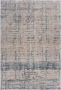 5 x 8 Medium Blue Harbor Mist Area Rug - Imagine