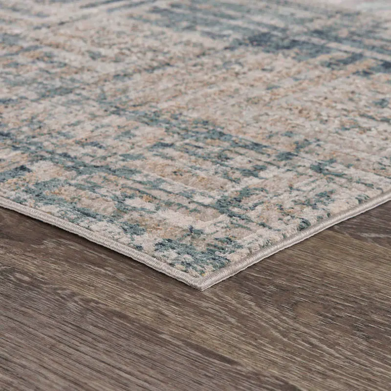 5 x 8 Medium Blue Harbor Mist Area Rug - Imagine-2