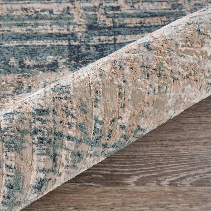 5 x 8 Medium Blue Harbor Mist Area Rug - Imagine-4