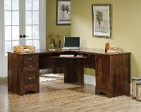 Harbor View Dark Cherry L-Desk