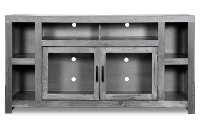 65 Inch Driftwood Gray TV Stand - Skyline