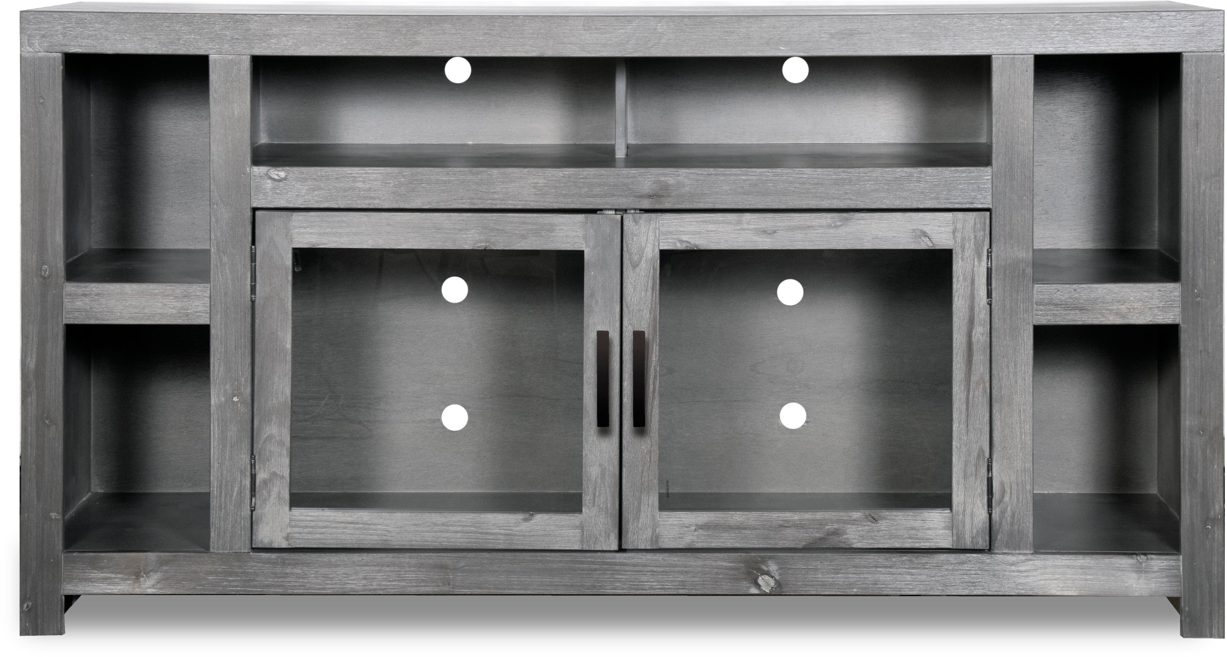 Skyline 65 Driftwood Gray TV Stand-1