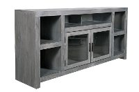 75 Inch Driftwood Gray TV Stand - Skyline-2