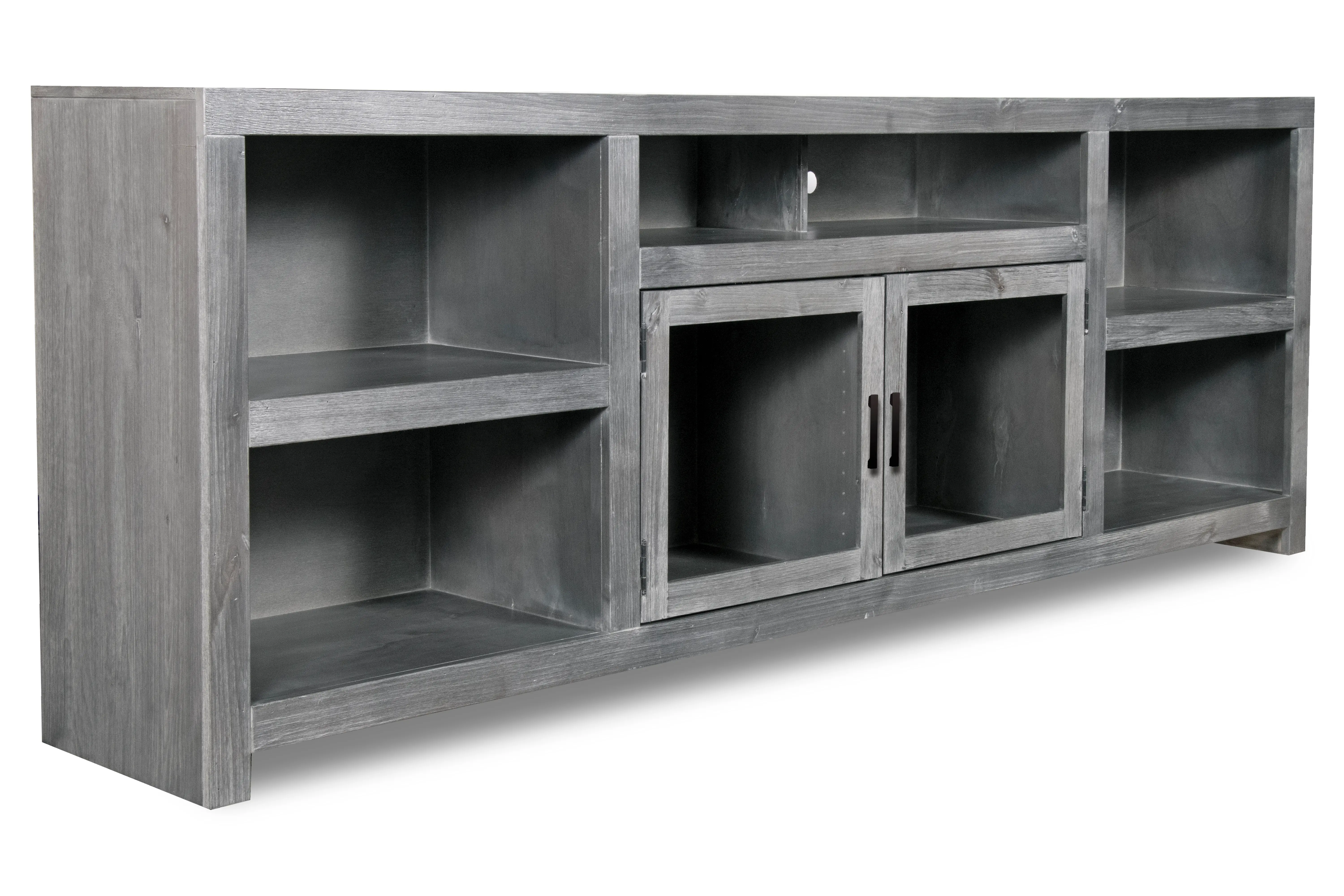 Skyline Driftwood Gray 95 TV Stand-2