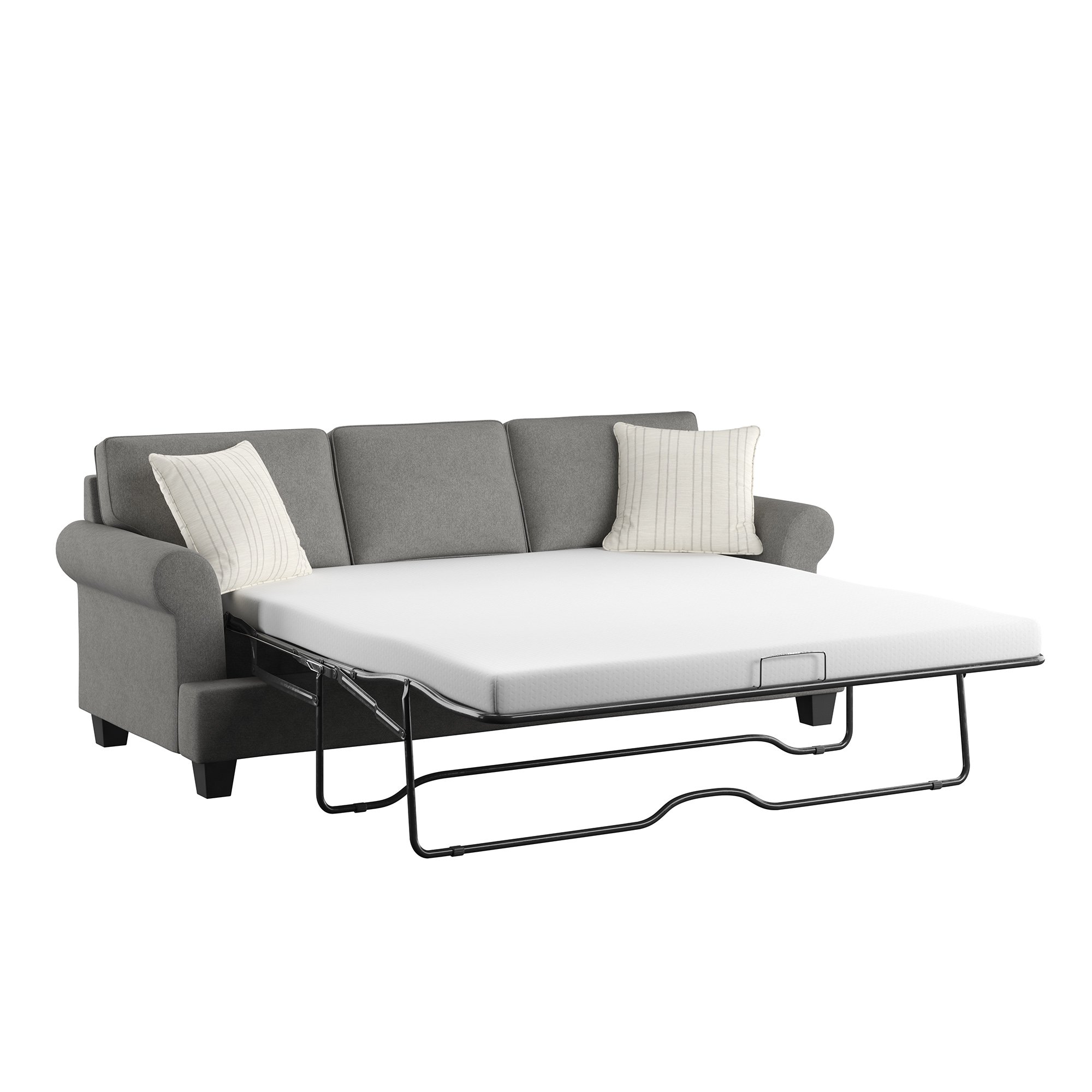 Tranquility Dark Gray Queen Sofa Bed with Chaise-2