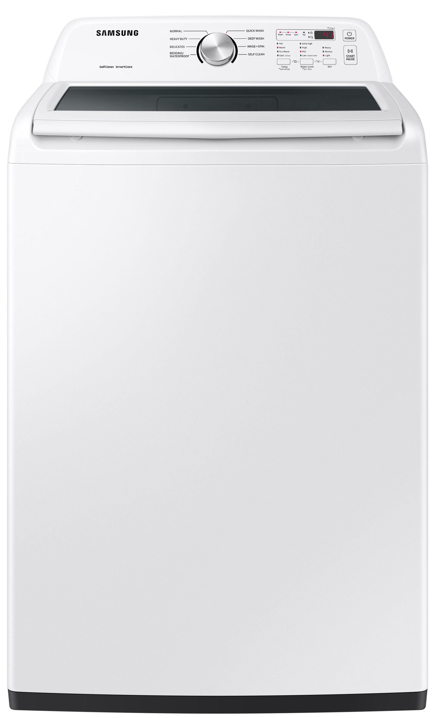 WA44A3205AW Samsung Agitator Top Load Washer - 4.4 cu. ft. White-1
