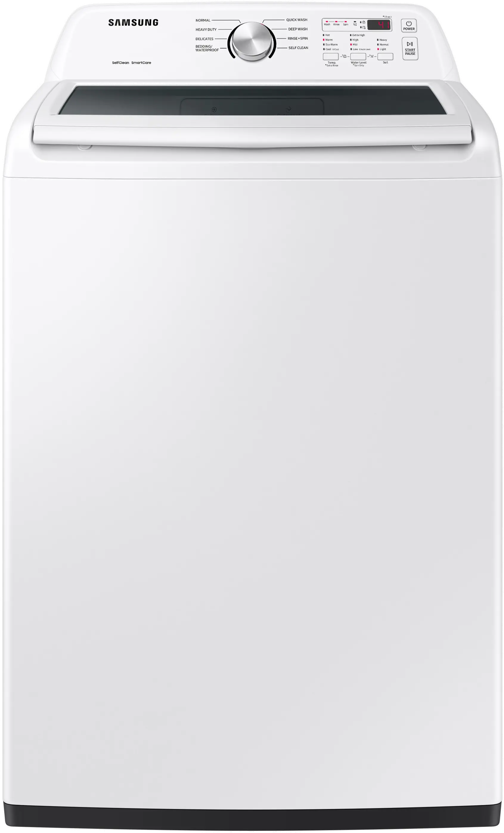 WA44A3205AW Samsung Agitator Top Load Washer - 4.4 cu. ft. White-1