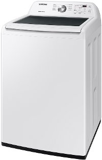 WA44A3205AW Samsung Agitator Top Load Washer - 4.4 cu. ft. White-3
