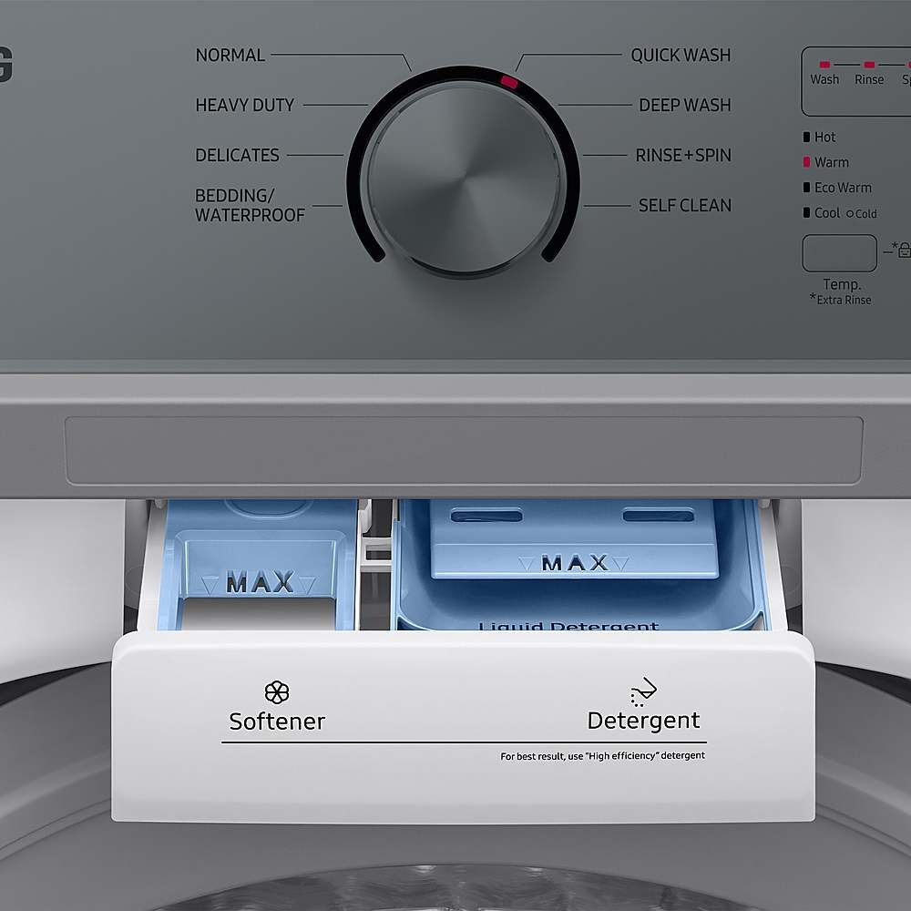 WA44A3205AW Samsung Agitator Top Load Washer - 4.4 cu. ft. White-7