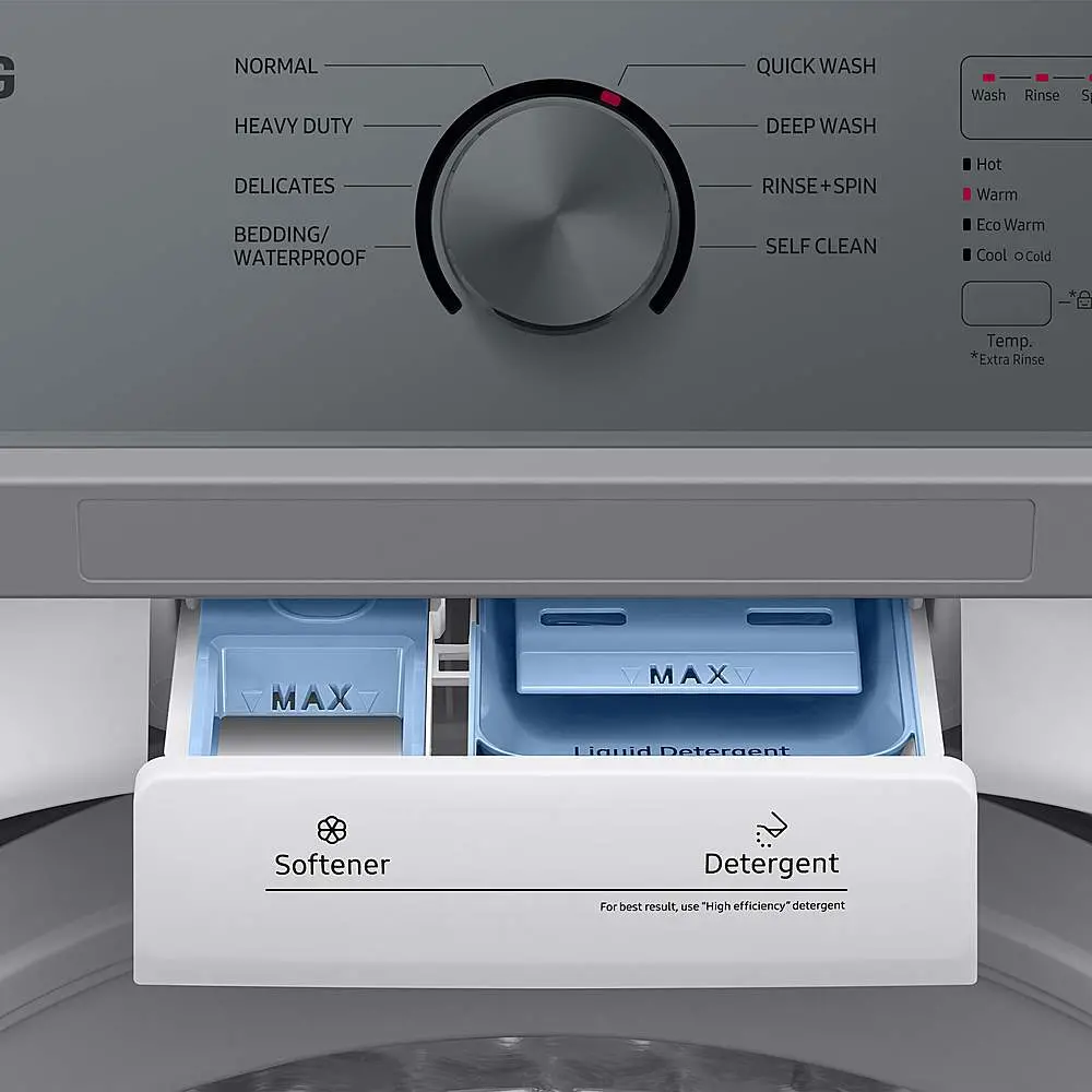 WA44A3205AW Samsung Agitator Top Load Washer - 4.4 cu. ft. White-7