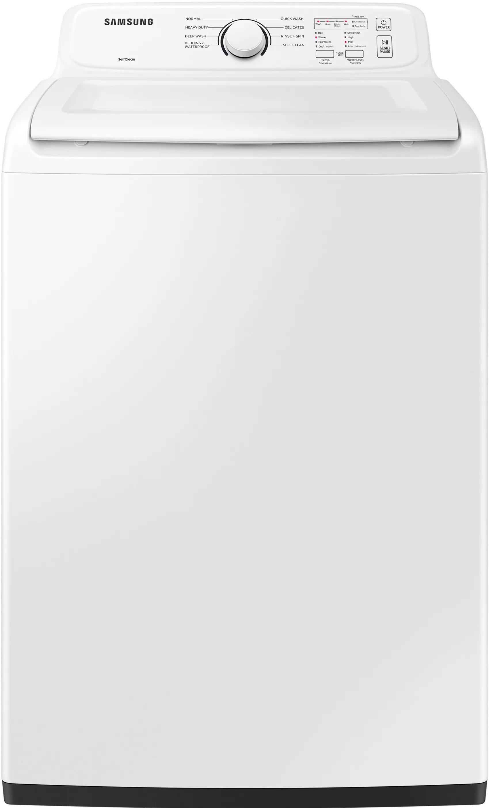 WA41A3000AW Samsung Impeller Washer - 4.1 cu. ft. White-1